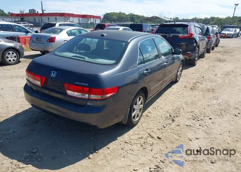 2004 Honda Accord 3.0 Ex из США, поврежденный, VIN 1HGCM66894A099078